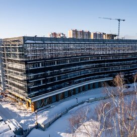 Ход строительства в  «Апартаменты на Родионова» за Январь — Март 2024 года, 2