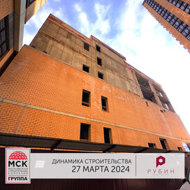 Ход строительства в ЖК «Рубин» за Январь — Март 2024 года, 3