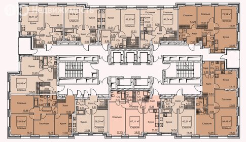 Квартира 67,1 м², 2-комнатная - изображение 2