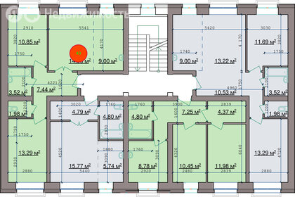 Квартира 39,7 м², 2-комнатная - изображение 2