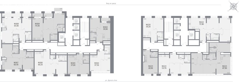 Квартира 68,2 м², 2-комнатная - изображение 2