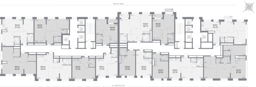 Квартира 45,5 м², 1-комнатная - изображение 2