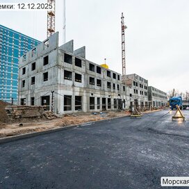 Ход строительства в ЖК «Морская миля» за Октябрь — Декабрь 2025 года, 4