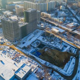 Ход строительства в ЖК «Серебряный фонтан» за Январь — Март 2019 года, 2