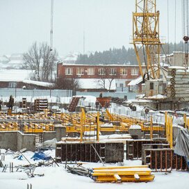 Ход строительства в жилом доме «Чкалов» за Январь — Март 2022 года, 1