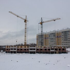 Ход строительства в микрорайоне «Радужный» за Январь — Март 2022 года, 4