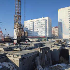 Ход строительства в ЖК «Заря» за Январь — Март 2022 года, 2