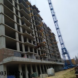 Ход строительства в квартале «Волго-Дон» за Январь — Март 2022 года, 1