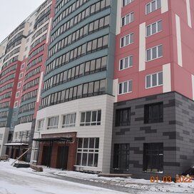 Ход строительства в жилом районе «Родники» за Январь — Март 2022 года, 2