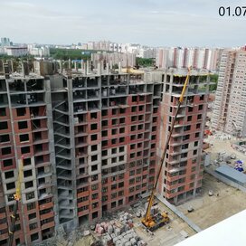 Ход строительства в ЖК «Булгаков» за Июль — Сентябрь 2022 года, 2