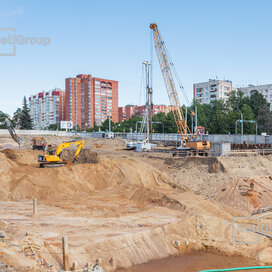 Ход строительства в ЖК «Панорама парк Сосновка» за Апрель — Июнь 2022 года, 2