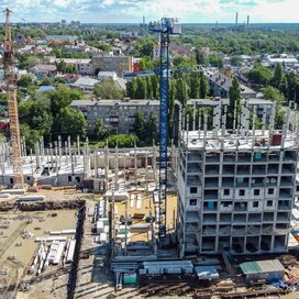 Ход строительства в ЖК «Парус» за Июль — Сентябрь 2022 года, 1