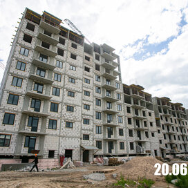 Ход строительства в ЖК «Завеличенская 24» за Апрель — Июнь 2022 года, 3