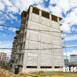 Ход строительства в ЖК «Завеличенская 24» за Апрель — Июнь 2022 года, 2