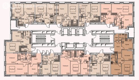 Квартира 65,1 м², 2-комнатная - изображение 2