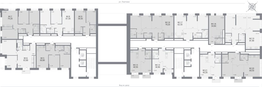 Квартира 61,3 м², 2-комнатная - изображение 2