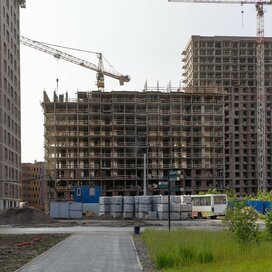 Ход строительства в ЖК «Юнтолово» за Апрель — Июнь 2025 года, 4