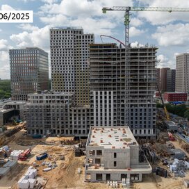 Ход строительства в ЖК «Страна.Озёрная» за Апрель — Июнь 2025 года, 2