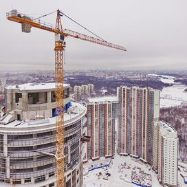 Ход строительства в ЖК «Маяк» за Октябрь — Декабрь 2018 года, 2