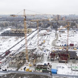 Ход строительства в ЖК «ЦДС «Елизаровский»» за Январь — Март 2019 года, 3