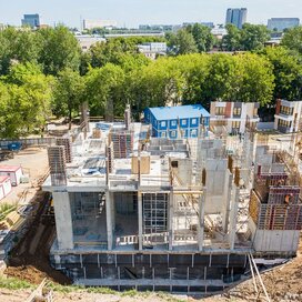 Ход строительства в жилом квартал «LIFE Варшавская» за Апрель — Июнь 2019 года, 2