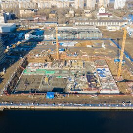 Ход строительства в квартале «Ривер Парк Коломенское» за Январь — Март 2020 года, 2