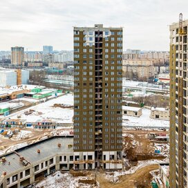 Ход строительства в жилом квартал «LIFE Варшавская» за Январь — Март 2020 года, 3