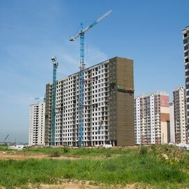 Ход строительства в ЖК «Домодедово Парк» за Апрель — Июнь 2020 года, 2