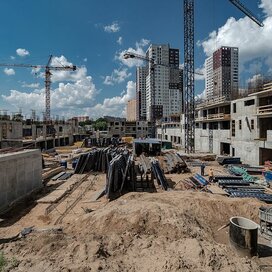 Ход строительства в ЖК «Аквилон PARK» за Апрель — Июнь 2020 года, 4