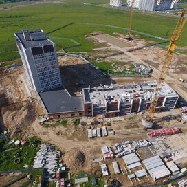 Ход строительства в ЖК «Кречетников парк» за Июль — Сентябрь 2020 года, 4