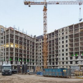 Ход строительства в ЖК «Люберцы» за Октябрь — Декабрь 2021 года, 5