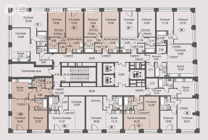 36,6 м², 1-комнатная квартира 10 262 640 ₽ - изображение 4