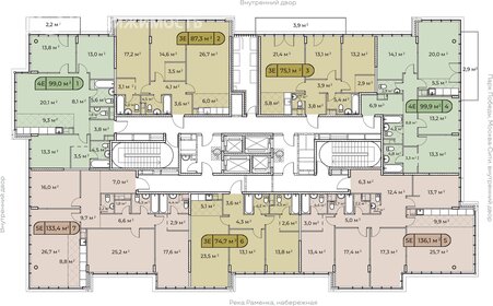 Квартира 75 м², 3-комнатная - изображение 1