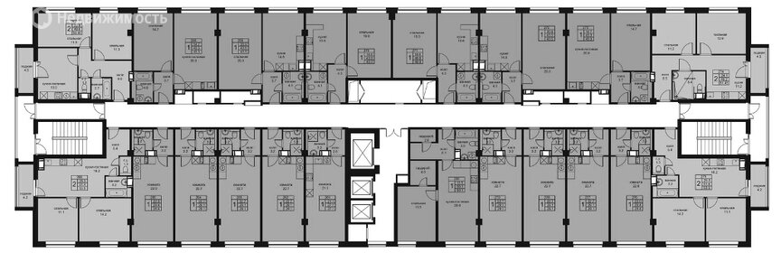 Квартира 47,8 м², 1-комнатные - изображение 2