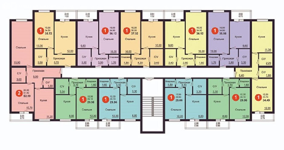 29 м², 1-комнатная квартира 2 850 000 ₽ - изображение 18