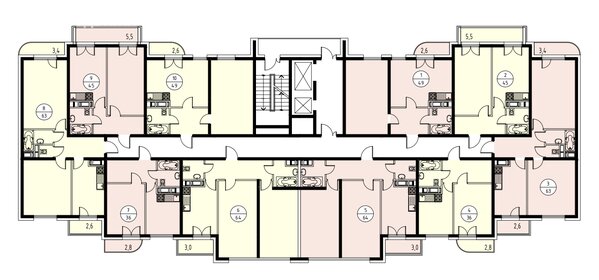 44 м², 1-комнатная квартира 23 500 000 ₽ - изображение 48