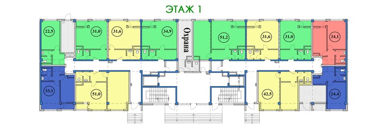 25,7 м², квартира-студия 8 000 000 ₽ - изображение 110