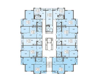 49 м², 2-комнатная квартира 4 100 000 ₽ - изображение 35