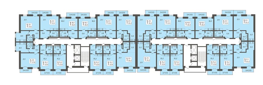 25,7 м², квартира-студия 8 000 000 ₽ - изображение 73
