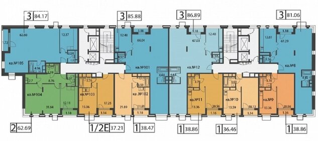 35 м², 1-комнатная квартира 11 000 000 ₽ - изображение 124