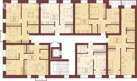 40 м², 1-комнатная квартира 4 490 000 ₽ - изображение 49