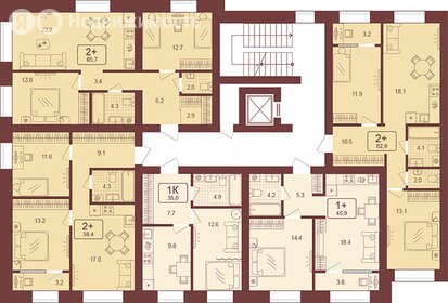 27,2 м², 1-комнатная квартира 3 550 000 ₽ - изображение 48