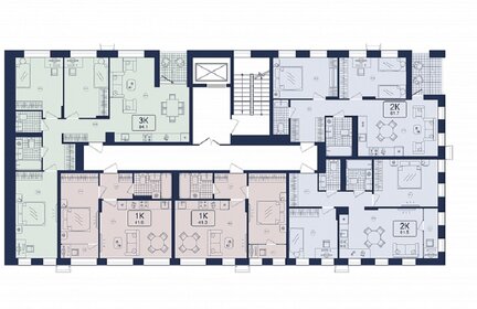 Квартира 67,8 м², 3-комнатная - изображение 3