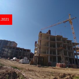 Ход строительства в ЖК «Видный» за Июль — Сентябрь 2021 года, 2