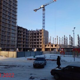 Ход строительства в ЖК «Побережье» за Январь — Март 2022 года, 1
