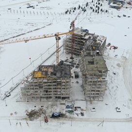 Ход строительства в жилом квартале «СберСити» за Январь — Март 2022 года, 2