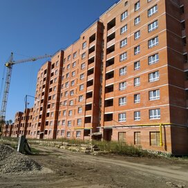 Ход строительства в ЖК «Парковый (ИСК «Новомосковский строитель») » за Июль — Сентябрь 2021 года, 3