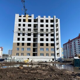 Ход строительства в ЖК «Атмосфера в парке» за Апрель — Июнь 2022 года, 6