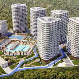 Купить квартиру с бассейном в апарт-комплексе «Крымская Резиденция» в Крыму - изображение 5
