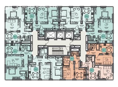 Квартира 56 м², 2-комнатная - изображение 1